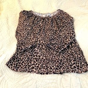 Cathy Daniels Leopard print blouse